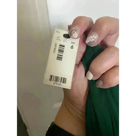 The Limited Halter Ruffle Mini‎ Dress Green Size 6 - Picture 14 of 14